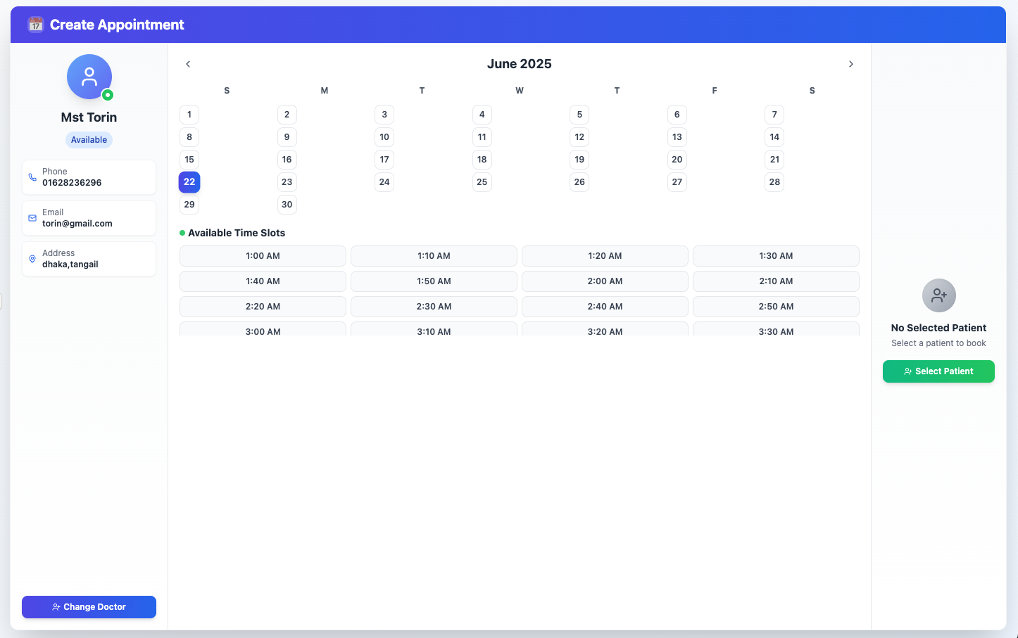 Schedule Manager Demo